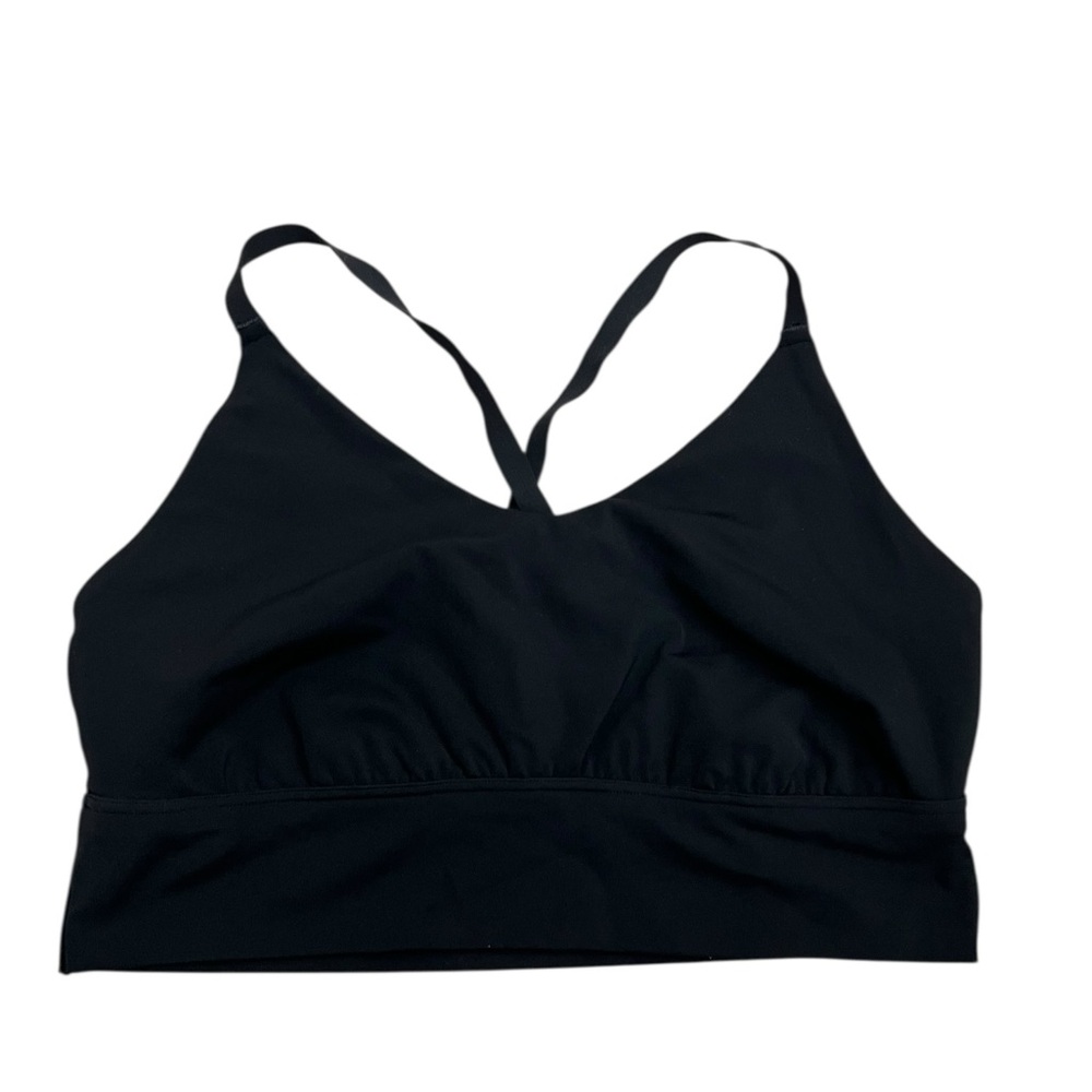 Aerie women black sports bra XL Medium support no inserts